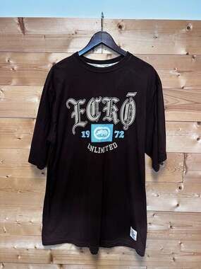 Vintage Ecko Unltd. 1972 Rhino Logo Graphic T-Shirt Brown Men's XL